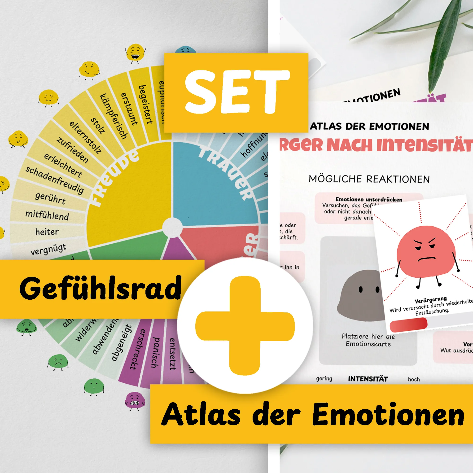 SET: Gefühlsrad + Atlas der Emotionen