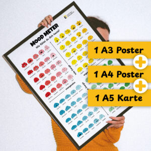 Mood Meter | Stimmungsmesser | eMochi | Emotionen | Gefühle | Emotionale Intelligenz | Deutsch | Poster | Montessori | Digitaler Download | PDF| Emotional Erfolgreich | Emotionale Intelligenz | Kinder | Montessori | Unterricht | Erziehung